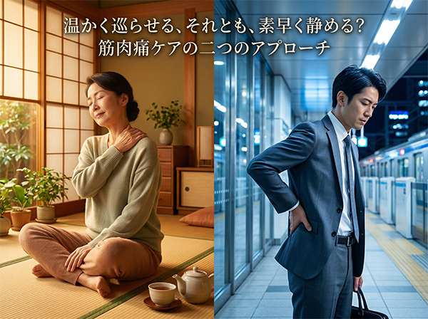 漢方外用薬とジクロフェナク湿布 - 筋肉痛ケアでの違い