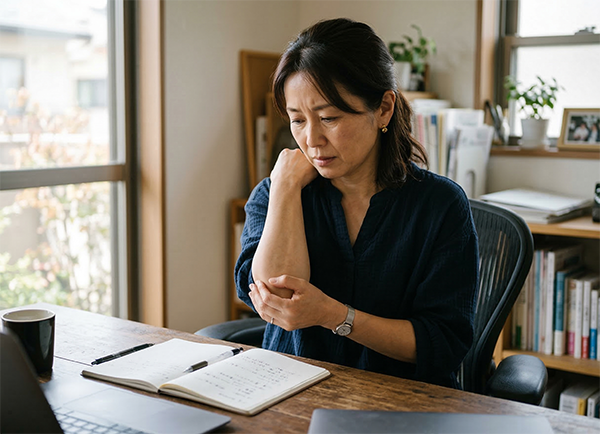 テニス肘の痛みに悩む方へ｜台湾の薬剤師が教える漢方外用膏の使い方